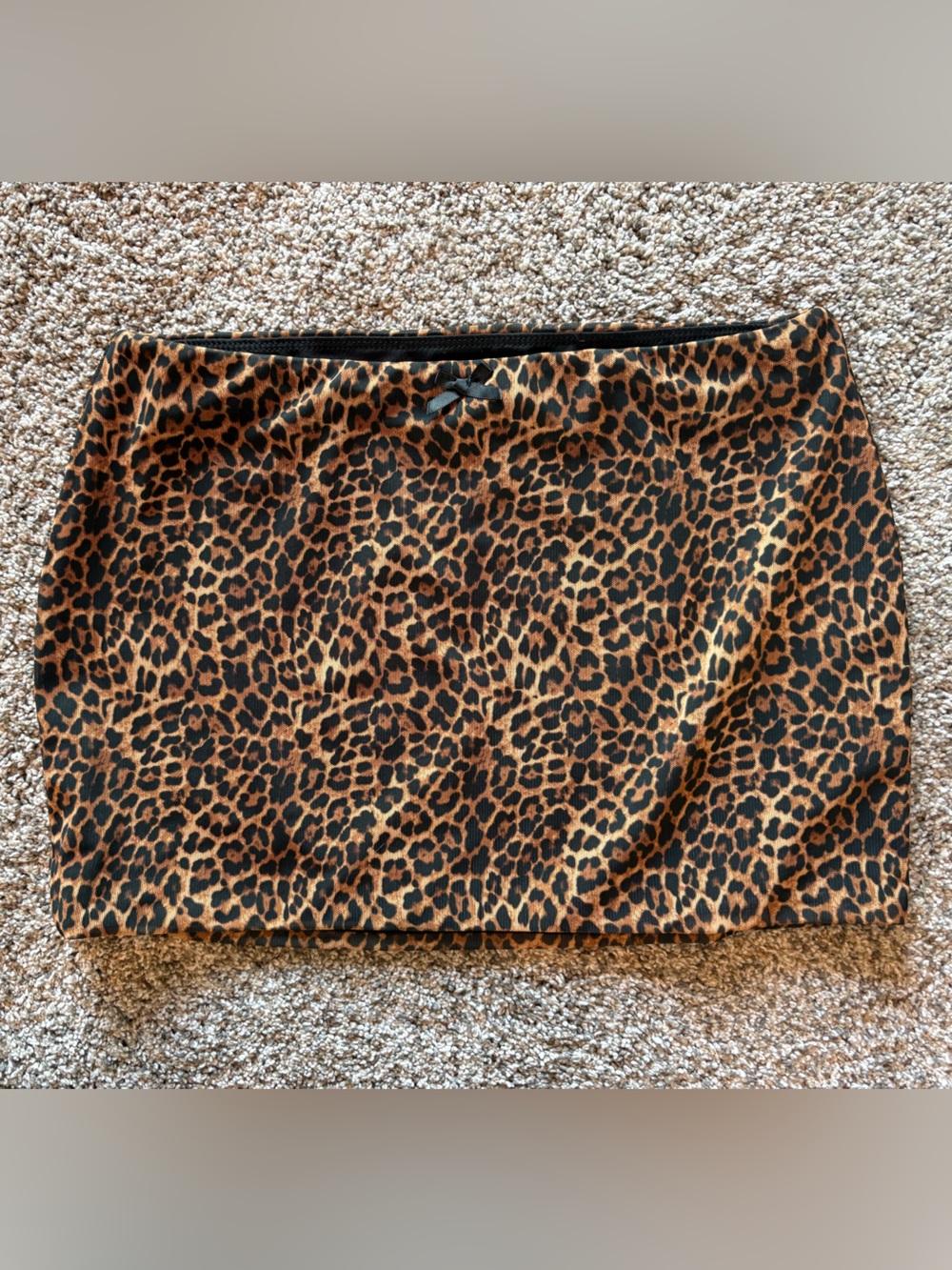 Women's Edin Leopard Print Mesh Mini Skirt